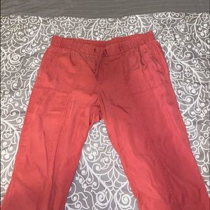 Coral Pink Old Navy Cropped Pant